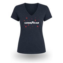 Image of Goodyear Americana Women's V-Neck T-Shirt